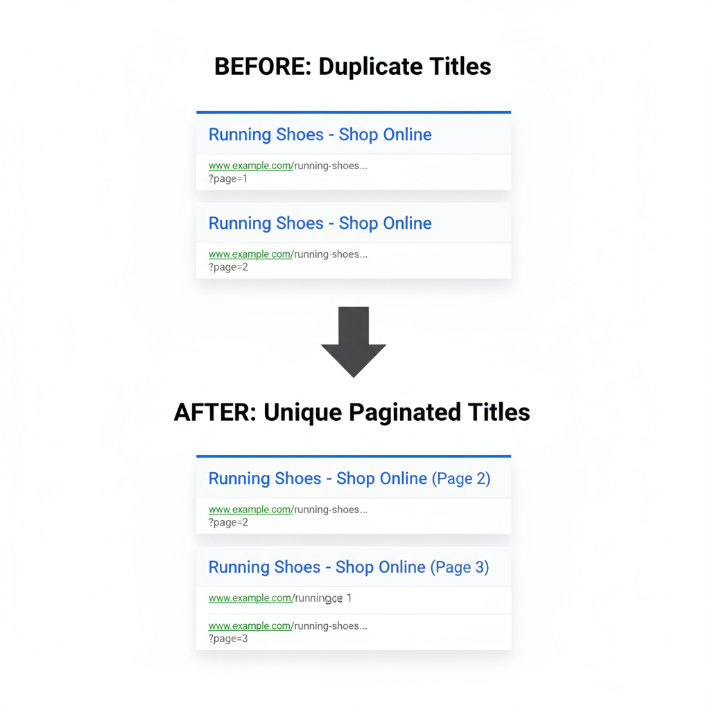 unique paginated titles